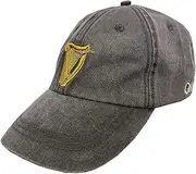 [Traditional Craft] Ireland Guinness Harp Washed Baseball Cap for Men