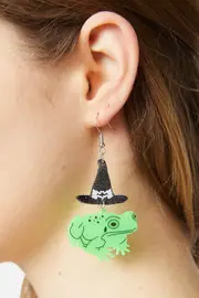 Witchy Toad Earrings