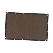 90% Shade Fabric Sun Shade Cloth Privacy Screen with 6X10FT Mocha 90% UV Block