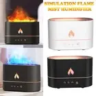 250ml USB 3D Flame Essential Oil Diffuser Aroma Humidifier Air Purifier Mist AUS