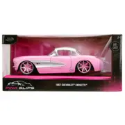 Jada Toys Pink Slips 1957 Chevrolet Corvette 1:24 Scale Diecast Vehicle