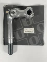 UNO Adjustable 22.2mm Quill Stem, 25.4mm Clamp, 90mm, Silver, AL-822, NOS