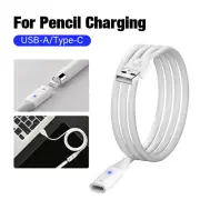 USB C/USB A to Apple Pencil Adapter Fast Charging Cable For Apple Pencil 1st Gen