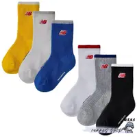 在飛比找蝦皮購物優惠-New Balance 襪子 中筒襪 刺繡 3入組 LAS4
