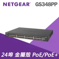 在飛比找momo購物網優惠-【NETGEAR】48埠 Gigabit 380W PoE供