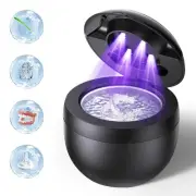 Ultrasonic Retainer Cleaner, Retainer Cleaner for Dentures, Mouth Guards, Bra...