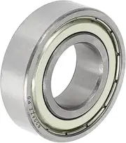 X AUTOHAUX 6004ZZ Deep Groove Ball Bearings P0 20x42x12mm Lubricated Bearings Double Metal Seal Silver Tone Scooter Skateboard Wheel