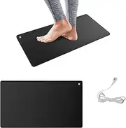 DEMPOWER Grounding Mat, 23.6 * 15.7 inch - Reduce Anxiety & Stress, Earthing Mat for Better Sleep & Balance, Grounding Mat for Use at Home, Office, Work - Grounding Well Mat for Health