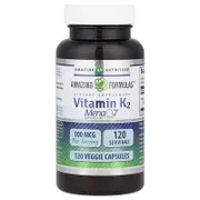 Amazing Nutrition, Amazing Formulas™, Vitamin K2, 100 mcg, 120 Veggie Capsules