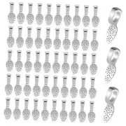 100pcs Silver Plated Jewelry Bails - Pendant, Earring, Necklace Bails for DIY