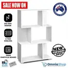 3 Tier Display Shelf Bookshelf Cube Unit Bookcase Rack Storage White Book Shelf