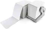 NUZAMAS 4x6 Inch 500 Labels Continuous Thermal Shipping Labels Scratch Resistant Waterproof Oil Resistant Thermal Label Paper White Shipping Labels for Thermal Printer
