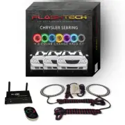 RGB Multi Color LED Halo kit with Wifi App for 08-10 Chrysler Sebring Fog Lights (for: Chrysler)