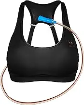 The Original WineRack Booze Bra Flask - Adjustable Design - Holds 25oz of Booze (Black, Large)