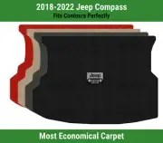 Lloyd Velourtex Cargo Carpet Mat for 2018-2022 Jeep Compass w/Jeep Grill Logo (for: Jeep)