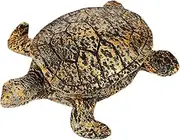 Zerodeko Turtle Shaped Key Hider Box Decorative Outdoor Key Storage for Garden Realistic Appearance