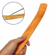 1pc Natural Plain Wood Wooden Incense Stick Ash Catcher 10-inch Burner V5C6