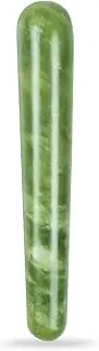 Jade Gua Sha Scraping Massage Acupressure Therapy Stick for Face, Eyes, Full Body Relaxation,Natural Healing Jade Stone Trigger Point Massage Tool Bar, Reduce Muscles Soreness and Pain Relief