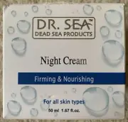Dr. Sea Anti Wrinkle Face Night Cream Moisturiser Hyaluronic Acid Vitamin C 50ml