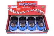 BUGATTI CHIRON 1/24 SET OF 4 DIECAST CAR SHOWCASTS 37514