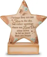 Pavilion Gift Company 19055 Light Your Way Memorial Stars in The Sky Plaque