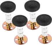 KICHOUSE 4pcs Adjustable Bed Headboard Bracket Wall Spacer Stabilizer for Bed Sofa Noise Reduction Collision Protection No Shake Design for Enhanced Sleep Quality