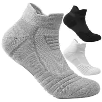 在飛比找蝦皮商城優惠-毛巾短襪 男士 運動襪子 加大碼襪 子戶外 毛巾襪 歐碼短襪