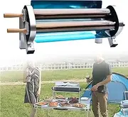 Solar Camping Grill Solar BBQ Cooker,Solar Cooker Stainless Steel Stove Oven Smoke Free Food Grade,Delicious Reusable,for Outdoor Camp Travel,Light