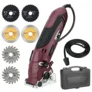 Mini Circular Saw Set, Handheld Circular Saw Corded 3400RMP 400W 110V Max Cut...