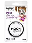 Smiffys Moon Creations Pro Face Paint Cake Pot, White