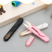 Stainless Steel Spring Scissors with Cover Portable Thread Head limited offer