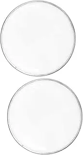 ibasenice 2pcs Set 6 Inch Jazz Drum Head Drum Practice Pads Drums Surface for Replace Attack Drum Heads Drum Skin Replacements Kick Drum Head Drum Lug Screw Drum Covers White Polyester Film