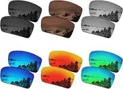 [SmartVLT] Set of 6 Men's Replacement Lenses for Oakley Gascan OO9014 Sunglass Combo Pack S01