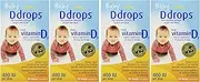 Ddrops Baby 400 Iu 90 Drops 0.08 Fluid Ounce (4 Pack)