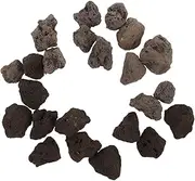 Sosoport Unique Volcanic Rock Decor Natural Lava Stones for DIY Feng Shui Garden Aquarium 200g Pack