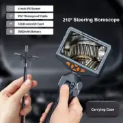 TESLONG TD500 Articulating Borescope 1080P Two Way 210° Video Inspection Camera