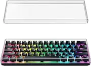 Geekria Premium Acrylic Keyboard Cover for 60% Compact 61 Key Keyboard, Compatible with Razer Huntsman Mini, RK Royal KLUDGE RK61 (Transparent)
