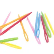 40pcs Sewing Bead Threading Colorful Crafts Plastic Lacing Safety Kniting