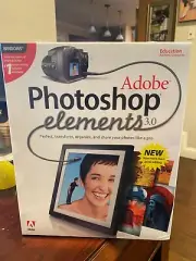 NEW Photoshop Elements 3.0 + Educational version WINDOWS