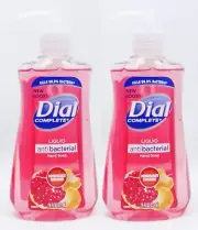 2 Dial Complete POMEGRANATE TANGERINE Liquid Hand Soap Wash Pump 7.5oz KILLS 99%