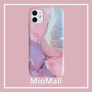 【MioMall 米歐廣場】歐風大理石風格 iPhone 12 ProMax手機殼/手機保護套 軟殼(★細緻精美大理石紋主題★)