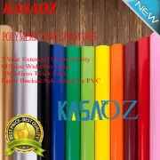 Kasa Plotter Cutter Vinyl Roll 140g PVC Design Film Advertising Paper 1.2m X 9m