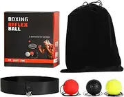 Boxing Ball Headband, Reflex Punch Kit, 26.38 inches Adorable Punch Speeds Training Tool, Compact Adjustable Boxer Trainings Balls for Hand-Eye Coordination Speed