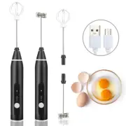 Milk Frother Foam Maker Egg Whisk Mini Coffee Mixer Electric Blender Kitchen