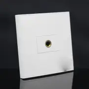 Wall Face Plate One Plate 6.5mm Audio Microphone Jack Outlet Faceplate