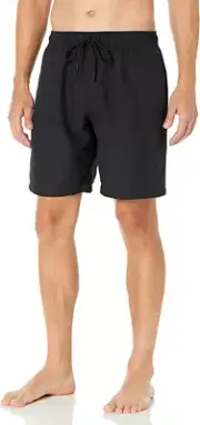 Amazon Essentials Men's 9" Quick Dry Swim Trunks 30W Black