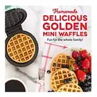 Mini Waffle Machine Maker Individual Paninis Hash Easy to Clean Non-stick Home