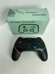Pro Wireless Gamepad Controller, Black Red Blue for N-SL, Nintendo Switch