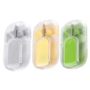 Pill Cutter Medicine Tablet Holder Safe Splitter Half Storage Compartment Box