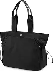 [viewm] Tote-Bag-for-Women - Gym Tote Bag for Women with Lulu 18L Side-Cinch Shopper Shoulder Lemon Bag Handbag for Travel Work